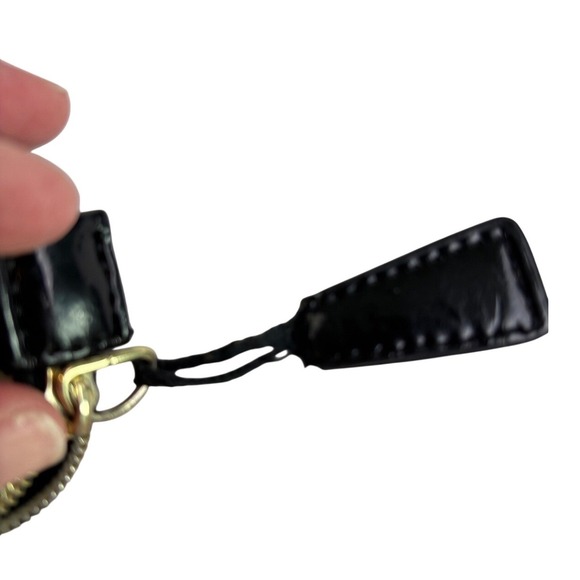 Betsey Johnson Leopard Print Sequin Crossbody Bag Gold Hardware Brown Black - Picture 10 of 11